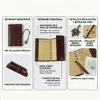 NoteBook Vintage papel Kraft A6
